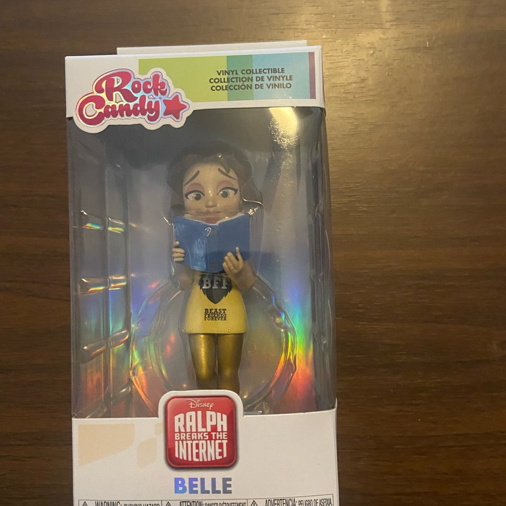 Funko Rock Candy Belle Figure with Blue and Yellow Outfit